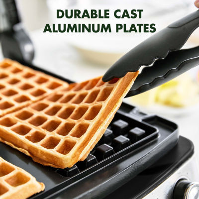 Greenpan Elite 4-Square Ceramic Non-Stick Waffle Maker