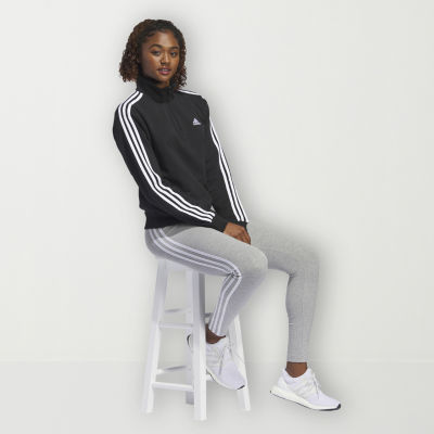 Adidas Womens Mock Neck Long Sleeve Quarter Zip Pullover