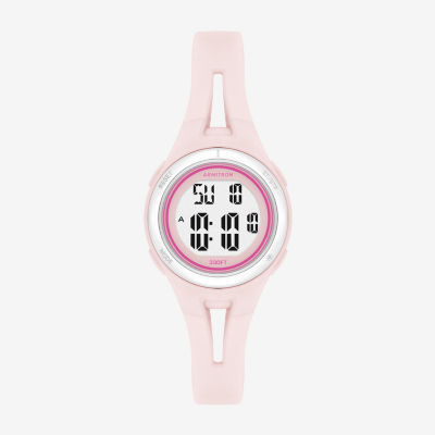 Armitron Womens Digital Pink Strap Watch 45/7144pnk