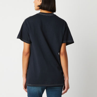 Juniors Mystical Soul Boyfriend Tee Womens Crew Neck Short Sleeve Graphic T-Shirt