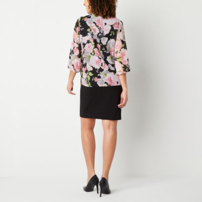 R & K Originals Faux-Jacket Dress