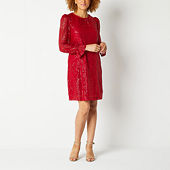 Jcp clearance red dress