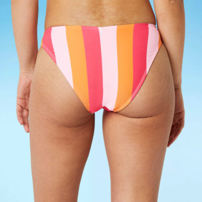 Forever 21 Striped Bra Bikini Swimsuit Top Juniors, Color: Pink Stripe -  JCPenney
