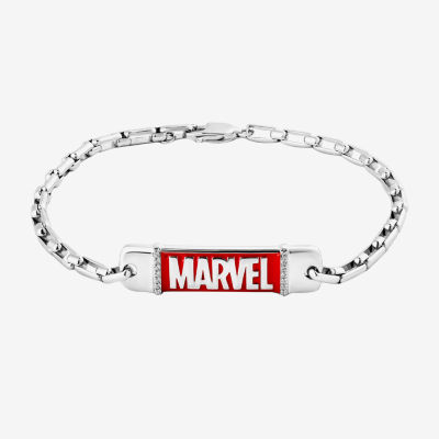 WONDER FINE JEWELRY Marvel Fine Jewelry Sterling Silver 7.5 Inch