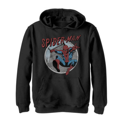 Disney Collection Little & Big Boys Marvel Spiderman Hoodie