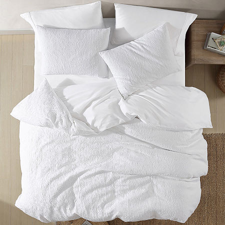 Riverbrook Home Magee Matelasse 4-pc. Midweight Down Alternative Comforter Set, One Size, White