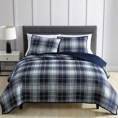 Riverbrook Home Plaid Coverlet Set