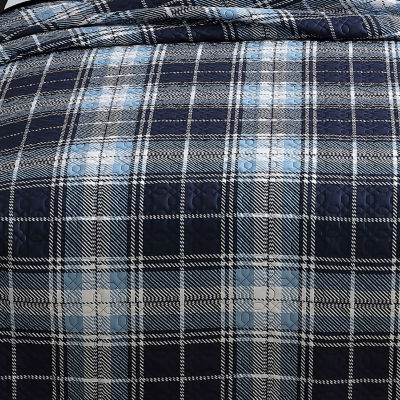 Riverbrook Home Plaid Coverlet Set