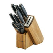 Rachael Ray Cucina Japanese Stainless Steel 6 Piece Knife Block