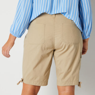 St john's bay womens best sale cargo shorts