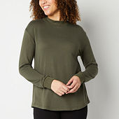 A.n.a Womens Mock Neck Sleeveless Pullover Sweater