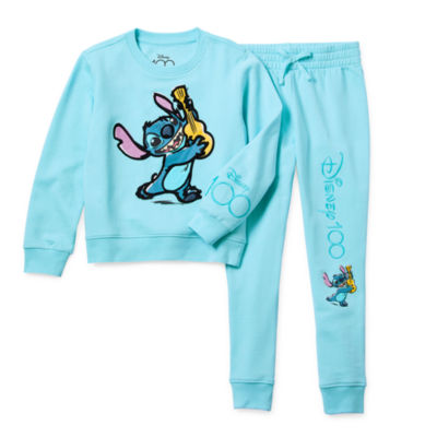 Disney Collection 100 Little & Big Boys 2-pc. Stitch Pant Set