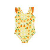 Hurley Little Girls One Piece Swimsuit, Color: Lt Lemon Twist - JCPenney