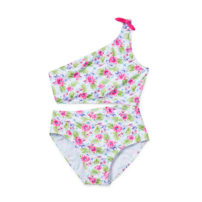 Sol Swim Little & Big Girls Floral One Piece Swimsuit