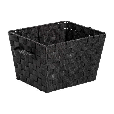 Honey-Can-Do Black Woven Storage 2-pc. Square Baskets