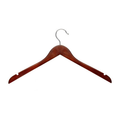 Honey-Can-Do Cherry Finish Shirt 20-pc. Wood Hangers