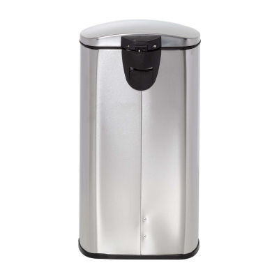 Honey-Can-Do 30l Stainless Steel Semi-Round Step Trash Can