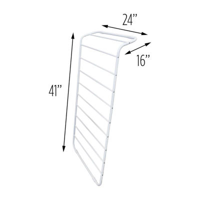 Honey-Can-Do White Steel Leaning Drying Racks