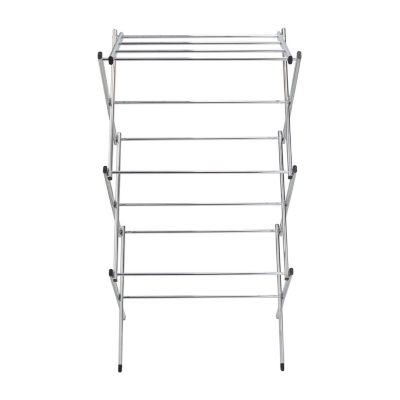 Honey-Can-Do Chrome 3-Tier Slim-Profile Accordion Folding Drying Rack