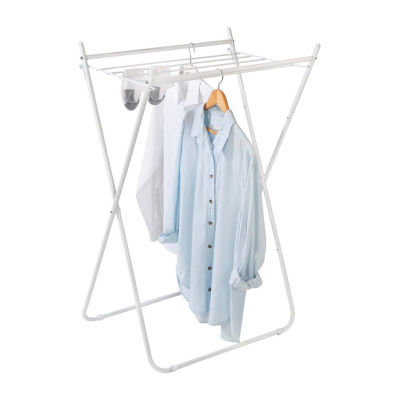 Honey-Can-Do White Metal Collapsible Folding Drying Racks