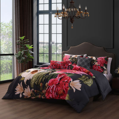 Bebejan Flower Garland 5-pc. Midweight Reversible Comforter Set