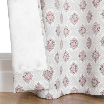 Regal Home Vance Printed Grommet Top Energy Saving Blackout Set of 2 Curtain Panel