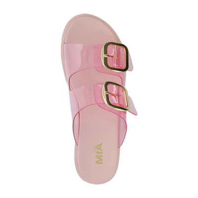 Mia Girl Womens Natesi Adjustable Strap Flat Sandals