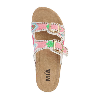 Mia Girl Tansy Womens Adjustable Strap Footbed Sandals