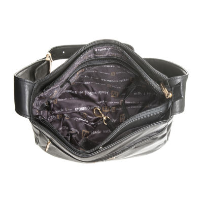 Stone Mountain Montauk Leather Classic Hobo Bag