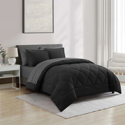 Stratford Park Aniya Geometric Comforter Set Easy Care Comforter Set