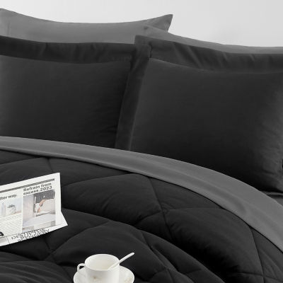 Stratford Park Aniya Geometric Comforter Set Easy Care Comforter Set