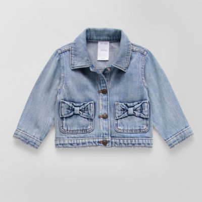 Okie Dokie Baby Girls Denim Lightweight Jacket