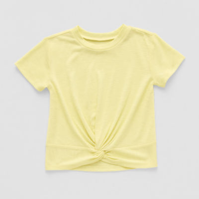 Okie Dokie Toddler & Little Girls Round Neck Short Sleeve T-Shirt