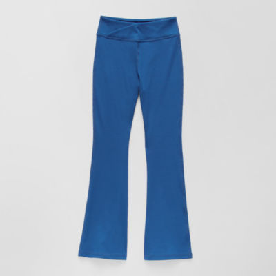 Xersion Usa Rib Little Girls Quick Dry High Rise Flare Regular Fit Pull-On Pant