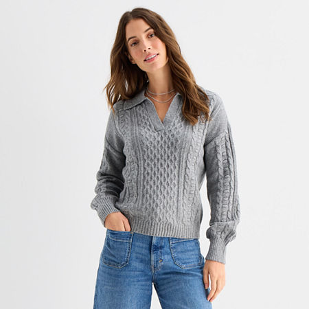 a.n.a Womens Long Sleeve Pullover Sweater