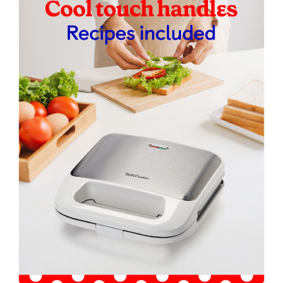 Betty Crocker 3-in-1 Indoor Grill + Sandwich and Waffle Maker