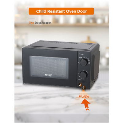 Commercial Chef 0.6-Cu. Ft. Countertop Microwave - Black