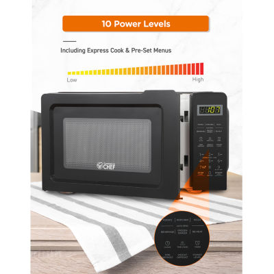 Commercial Chef 0.7-Cu. Ft. Countertop Microwave - Black