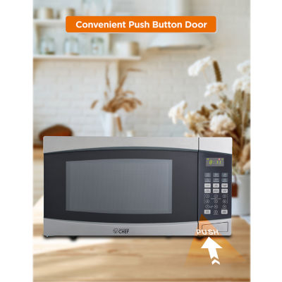 Commercial Chef 1.6-Cu. Ft. Countertop Microwave - Stainless Steel Front