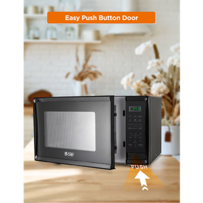COMMERCIAL CHEF 1.1 Cu. Ft. Countertop Microwave with Digital Display Black Microwave & 10 Power Levels