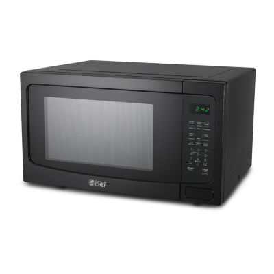 COMMERCIAL CHEF 1.6 Cu. Ft. Countertop Microwave with Touch Controls & Digital Display & 10 Power Levels