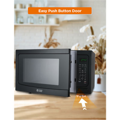 COMMERCIAL CHEF 1.6 Cu. Ft. Countertop Microwave with Touch Controls & Digital Display & 10 Power Levels