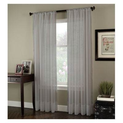 CHF Soho Rod Pocket Back Tab Sheer Single Curtain Panel