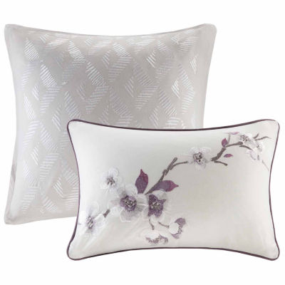 Madison Park Isabella Cotton 7-pc. Floral Duvet Cover Set