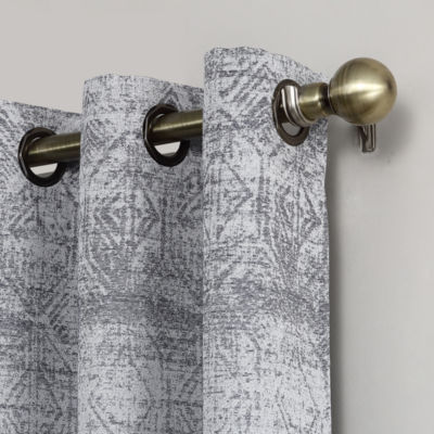 Sun Zero Darren Grommet Top Energy Saving Blackout Single Curtain Panel