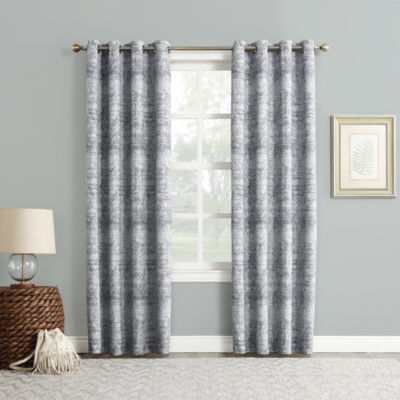 Sun Zero Darren Grommet Top Energy Saving Blackout Single Curtain Panel