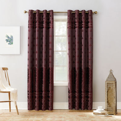 Sun Zero Elidah Energy Saving Blackout Grommet Top Single Curtain Panel JCPenney