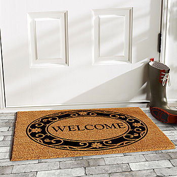 Calloway Mills Black Arch 18 x 30 Doormat