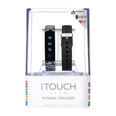 Itouch Slim Womens Multi-Function Black Smart Watch Itl7491b08d-F02