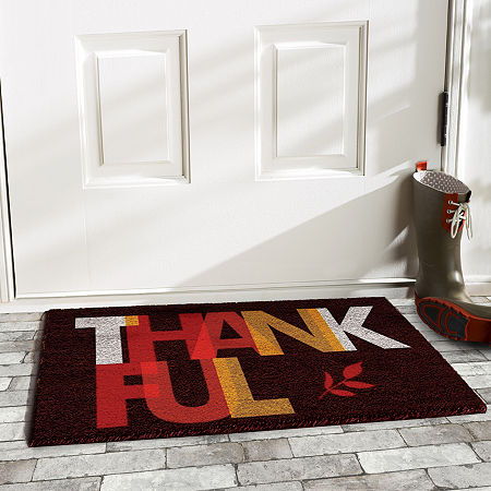 Calloway Mills Thankful Outdoor Rectangular Doormats, One Size, Multiple Colors